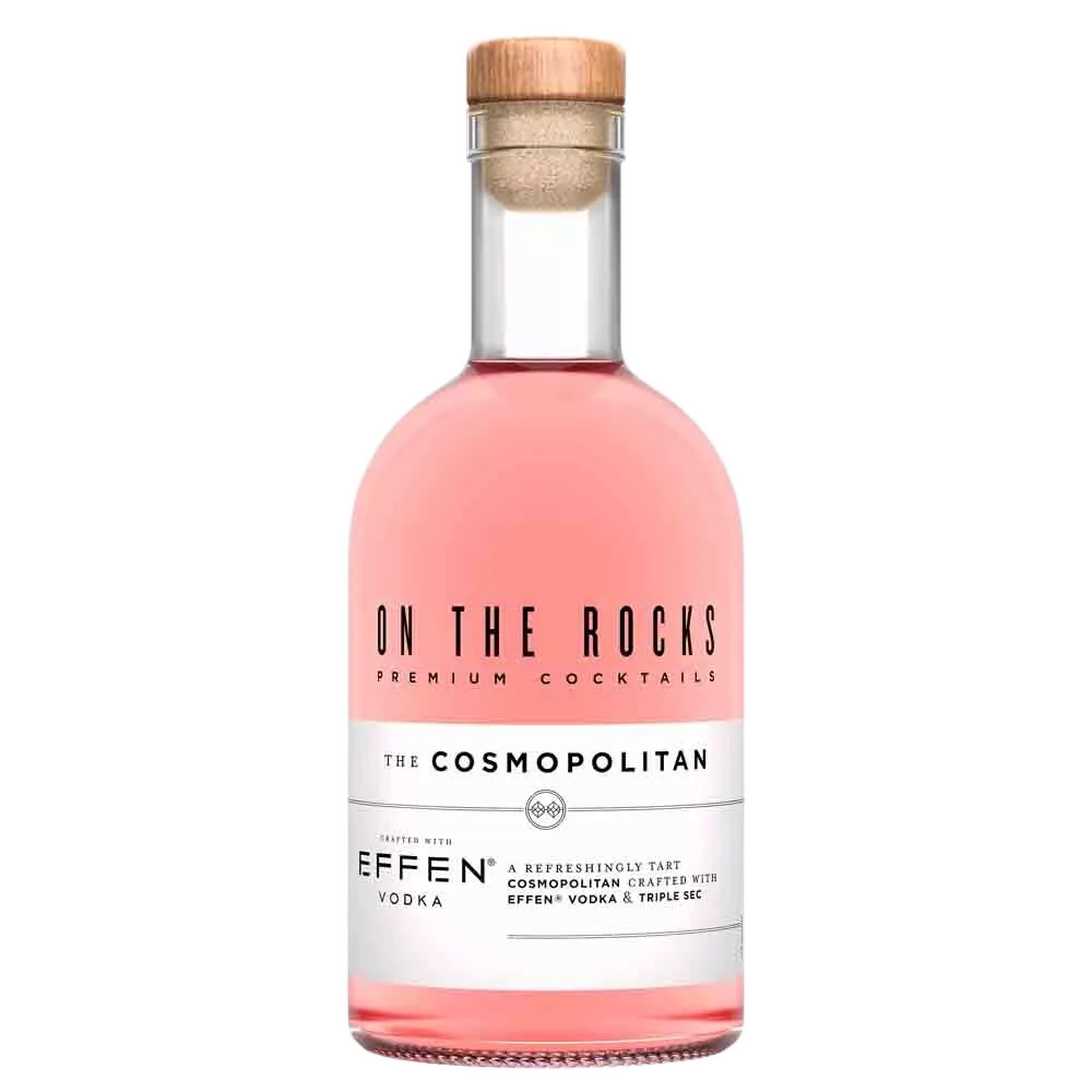 A bottled Cosmopolitan cocktail from OTR